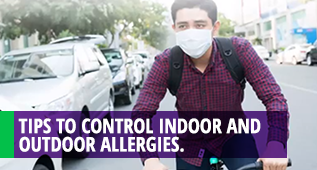 Tips to control indoor and outdoor allergies.